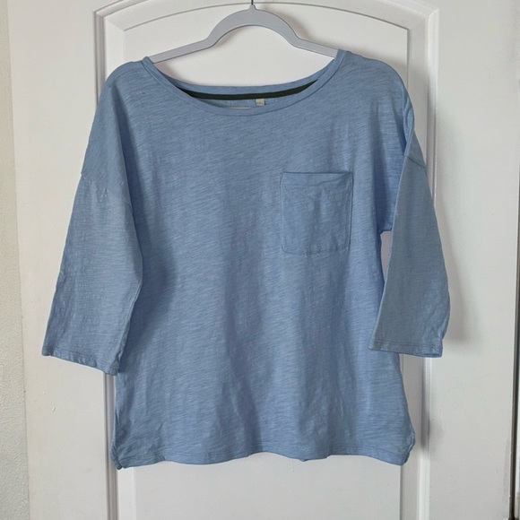 Boden The Cotton Boxy Boatneck Tee S - Picture 3 of 8